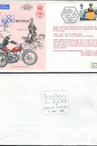 C66a To London by Cycle 1980 Standard Cover (B)