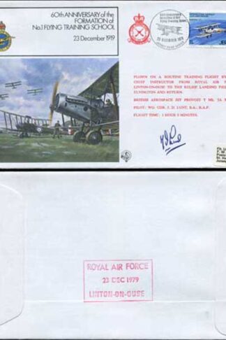 FF12b 60th Ann of the Formation of No.1 Flying Training School Pilot Signed