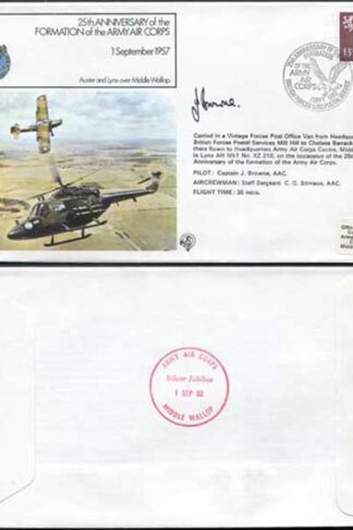 FF39b 25th Ann of the Formation of the Army Air Corps Pilot Signed