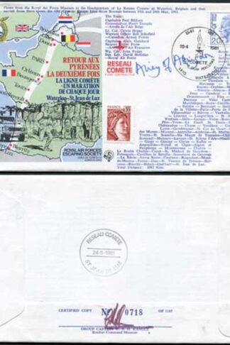 ES30d RETOUR AUX PYRENEES COMETE LINE RUN Signed Baroness Airey of Abingdon (A)