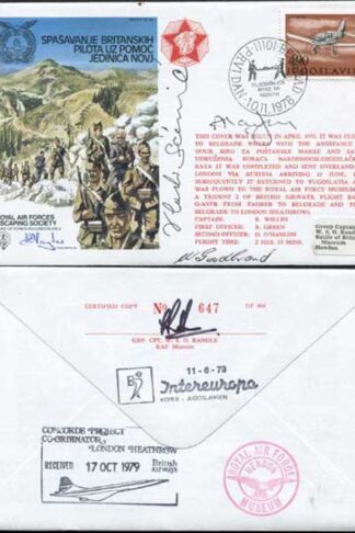ES24cA Escape from Yugoslavia Signed by 4 Escapers (B)