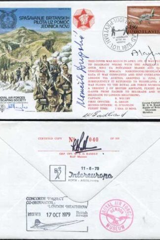 ES24cA Escape from Yugoslavia Signed by 4 Escapers (C)