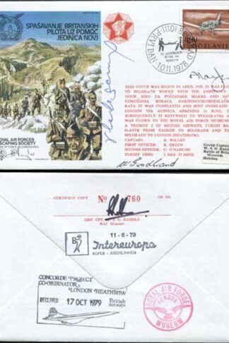 ES24cA Escape from Yugoslavia Signed by 4 Escapers (D)