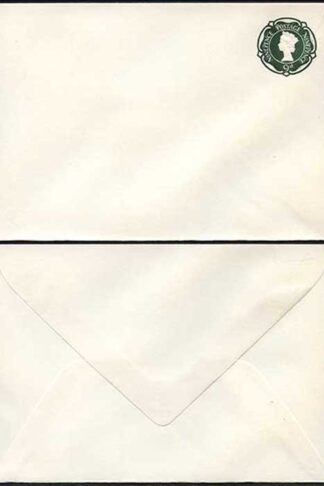 ESP92 9d Deep Green Stamped to Order Envelope Mint