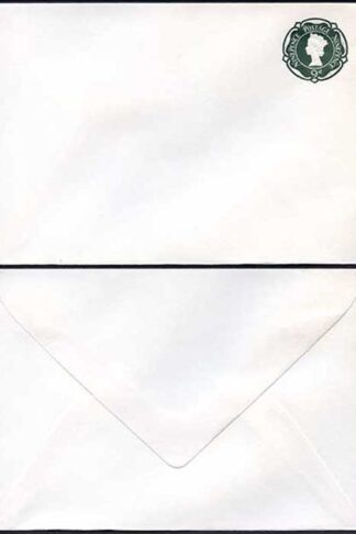 ESP92 9d Deep Green Stamped to Order Envelope Mint