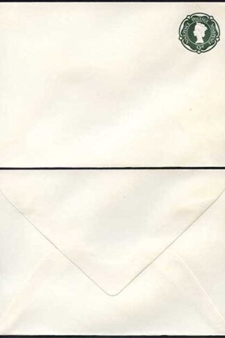 ESP92 9d Deep Green Stamped to Order Envelope Mint