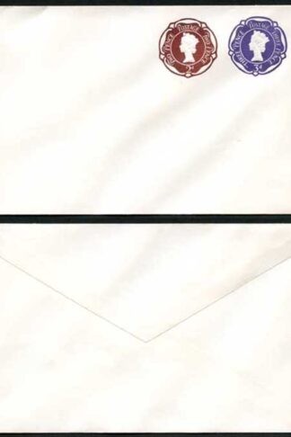 ESPC923 3d SPECTRUMViolet and 2d Brown Stamped to Order Envelope Mint Superb
