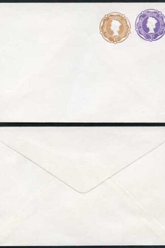ESCP899 3d Violet and 1/- Brown Stamped to Order Envelope Mint