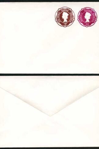 ESCP939 6d Crimson and 2d Brown Stamped to Order Envelope Mint