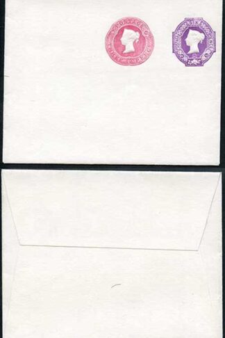 ESC76 QV 6d and 3d Dated 25.11.90 Compound Stamped to Order Mint