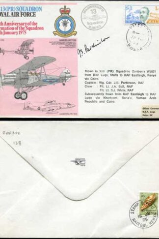 RAF30c No.13 (PR) Squadron RAF Captain Signed (A)