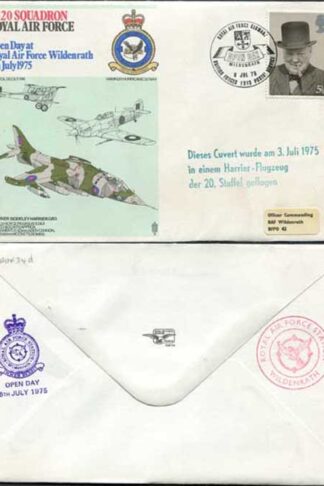 RAF34d No.20 Squadron RAF Standard Cover