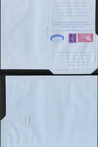 ASP30 6d Parliament and 3d Violet Stamped to Order Letter Sheet Format C Mint