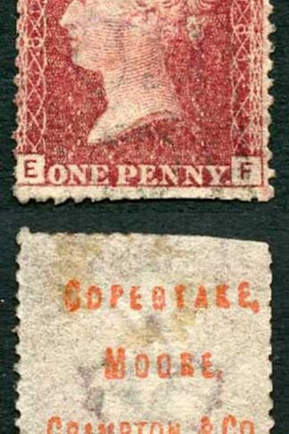 PP24 Penny Plate 181 (EF) Underprinted Copestake Moore (Type 12)