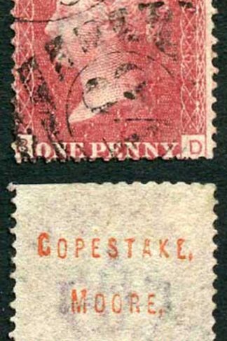 PP24 Penny Plate 158 (BD) Underprinted Copestake Moore (Type 12)