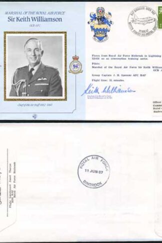 CDM21b MRAF Sir Keith Williamson Signed Himself