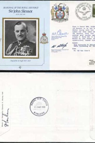 CMD11a RAF COMMANDERS SERIES Sir John Slessor signed Peaker and Metcalfe