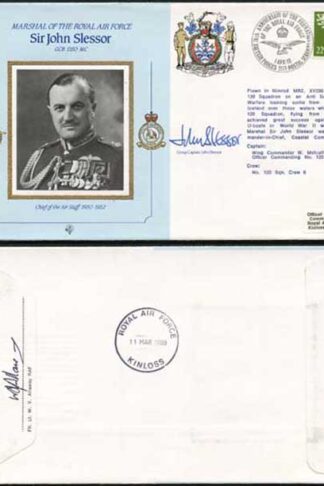 CMD11b RAF COMMANDERS SERIES Sir John Slessor Signed Gp Capt John Slessor