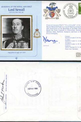 CDM5b MRAF Lord Newal Signed by Himself