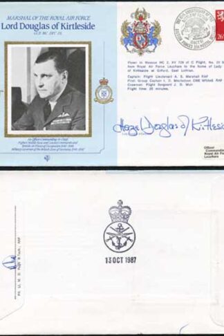 CDM10b MRAF Lord Douglas of Kirtleside Signed by Lady Douglas of Kirtleside
