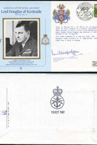 CDM10a MRAF Lord Douglas of Kirtleside Signed by I.D. MacFadyen (A)