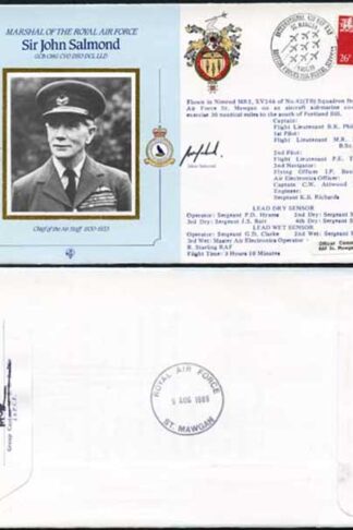 CDM3b MRAF Sir John Salmond Signed by Julian Salmond (A)