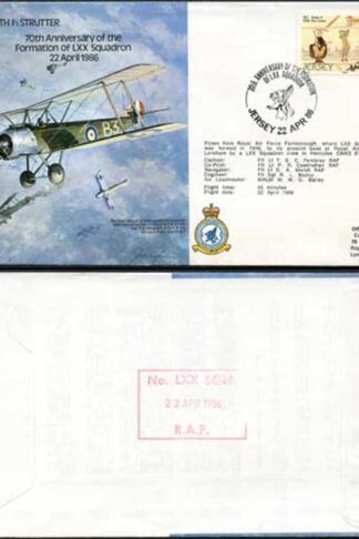 B5a 70th Anniv of the Formation of LXX Squadron Standard Cover