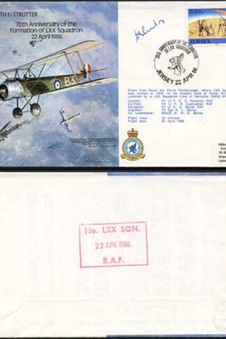 B5b 70th Anniv of the Formation of LXX Squadron Pilot Signed