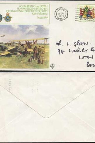 FF1-B Plain Cover Addressed (Used)