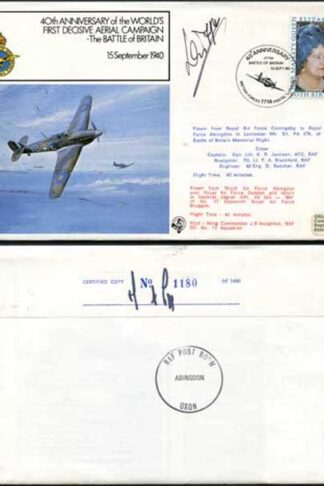 FF20 Worlds 1st Decisive Aerial Campaign Signed by Desmond Fopp