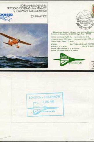 FF38a 1st Solo Crossing of the Atlantic by a Woman Standard Cover