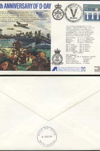 AC10aA 40th Ann of D-Day Election Standard Cover