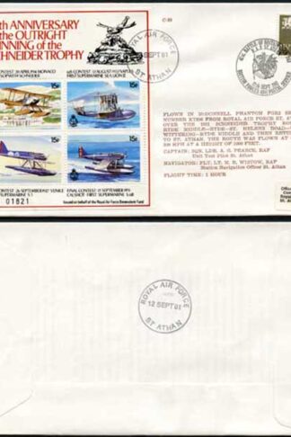 C89a 50th Ann Outright Winning of the Schneider Trophy Cover (A)