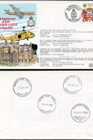 AC31a 50th Ann of RAF Pritreavie Castle Standard Cover