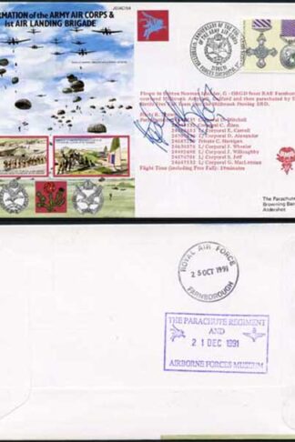 AC54c Formation of AAC and 1st Air Landing Brigade Parachutist Signed