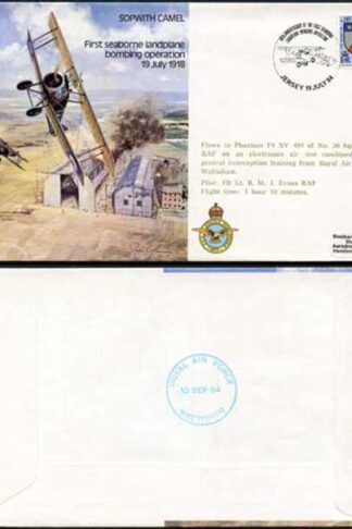 B7a 1st Seabourne Landplane Bombing Operation Standard Cover