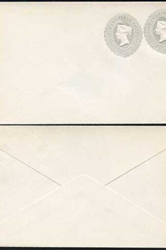 ESC259 QV 2 1/2d Grey Blue and 2 1/2d Grey Blue Stamped to Order Envelope Mint