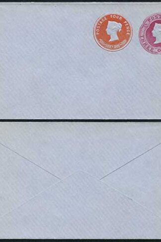 ESC61 QV 3d  and 4d (27.3.93) Compound Stamped to Order Envelope MINT