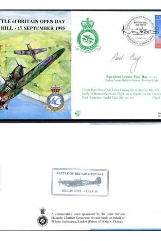 JS(CC)9b The Battle of Britain Open Day Biggin Hill Signed by Paul Day