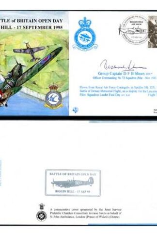 JS(CC)9c Battle of Britain Open Day Signed by Gp Capt. D.F.B Sheen (A)