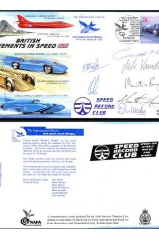 JS(CC)59 British Achievements in Speed Signed by Don Wales and Team