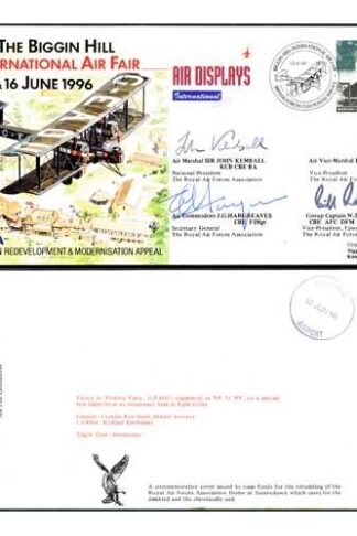 JS(CC)11c The Biggin Hill Int Air Fair Signed Kemball Bailey-Hargreaves-Randle