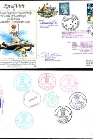 RV16d Royal Visit to Australia Signed by N.E.L. Beresford Mr Charles De Haes (A)