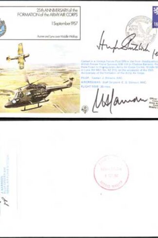 FF39C 25th Ann Formation Army Air Corps Signed by H. Stockwell M.B. Farndale (B)