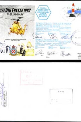 RD9 The Big Freeze Signed by All Members of 2 Crews