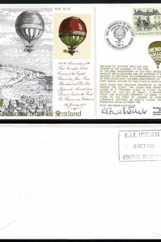 AC16a 200th Ann 1st Flight Across The Channel Pilot Signed