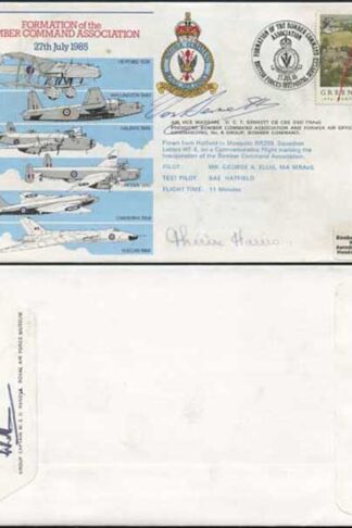 AC23c Formation of the Bomber Command Association Signed by Bennet and Harris