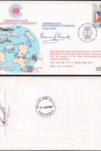 RFDC48b FDI Commonwealth Parliamentary Conference Signed By The Lord Erskine