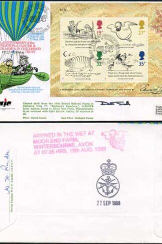 RFDC67a Childrens Literature 27 September 1988 Signed by Pilot David Smith (A)