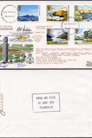 RFDC4 National Trusts Signed by Captain and Co-Pilot and M.M. Dalston (B)